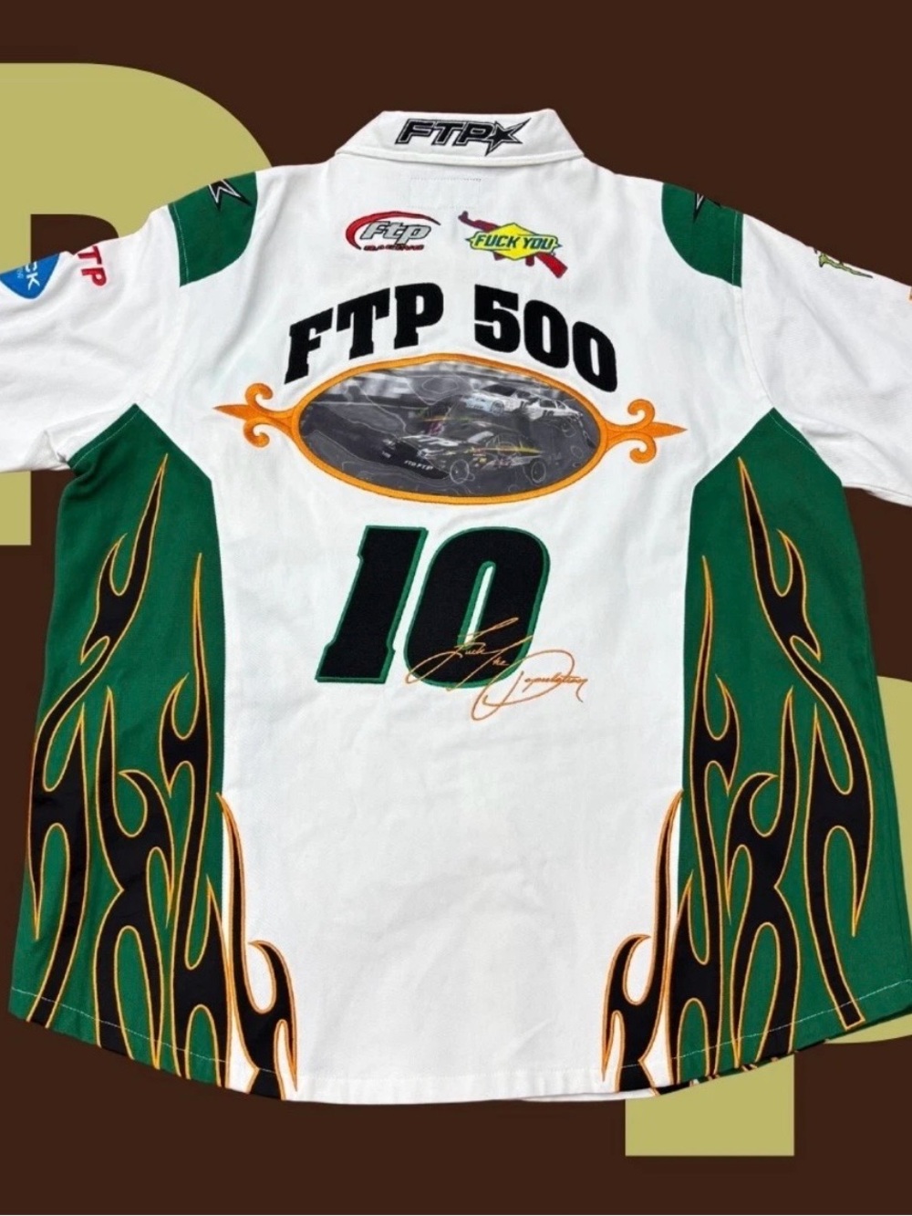 FTP Raceway Button Up Shirt (X-Large) - Picture 2 of 5